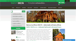 Desktop Screenshot of barvydelta.cz